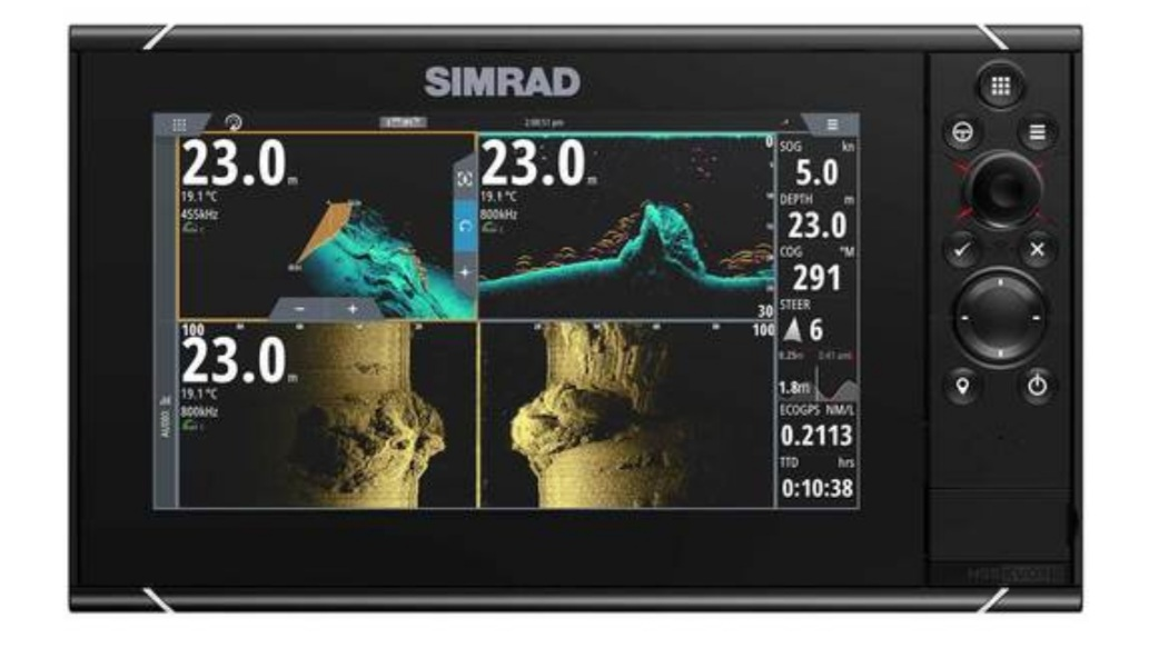 Simrad displays available with new US C-Map charts. 9, 12, 16, 19 inch. NSO and Evo 3 S units available. Great for skiffs, pontoons, bay boats, center consoles, yachts, sportfishes, runabouts, deck boats, and more.