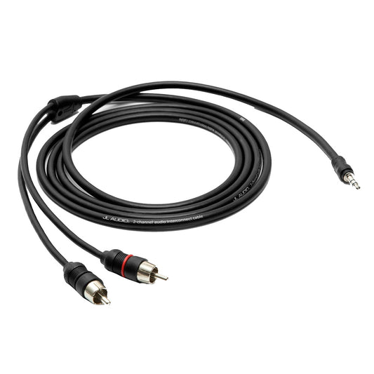 JL AUDIO 2-Channel Mini to RCA Audio Interconnect (XD-MINIRCA-6) | 010-13458-00