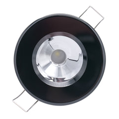 Boat LED Lights RGBW Flush Mount Black Chrome