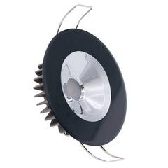 Boat LED Lights RGBW Flush Mount Black Chrome