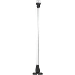 Attwood LightArmor All-Round 12in Aluminum Pole Black Composite Base