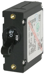 Blue Sea 7224 Circuit Breaker AA1Toggle 40A with Black Toggle
