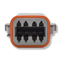 Bluewater 8 Position DT Female Connector with Wedge Lock, No Key, Deutsch Compatible