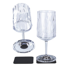 MAGNETIC PLASTIC GLASSES WINE 0 3 L
