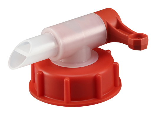 DRAIN COCK FOR CANISTERS WITH THREA