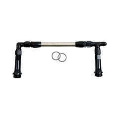 -6AN BLK DUAL INLET HOLLEY 4150