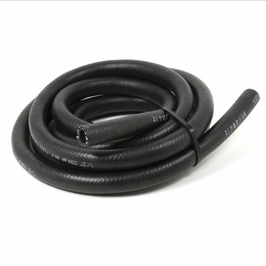 BLK PUSH-ON HOSE -6AN X 25'