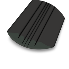KEELGUARD BOW PROTECTOR BLACK 6'