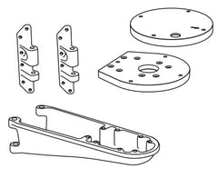 MAST MOUNT FOR FB150/250 SAT PHONE