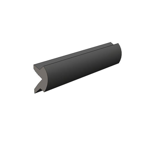 FLEXIBLE RUB RAIL INSERT KIT BLACK
