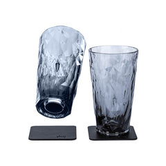 MAGNETIC PLAS GLASSES LONGDRINK GRY