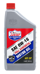SYNTHETIC SAE 0W-16 API SP ILSAC GF
