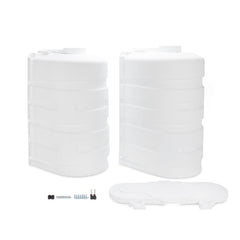 PROPANE TANK COVER DOUBLE 30LB WH