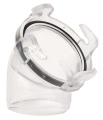 HOSE ADPATER 45 CLEAR