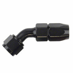-8AN X 45 BLK HOSE END