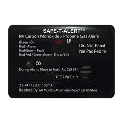 MINI LP/CO ALARM SURF BLK