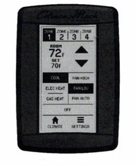 RVC ZONE WALL T-STAT BLACK