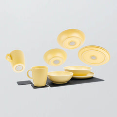 TABLEWARE SET DOLOMIT YELLOW + META