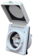 30A INLET WHITE CARDED