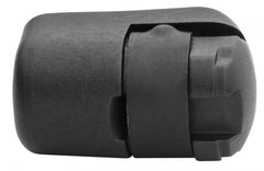 BLACK PLASTIC END FITTING