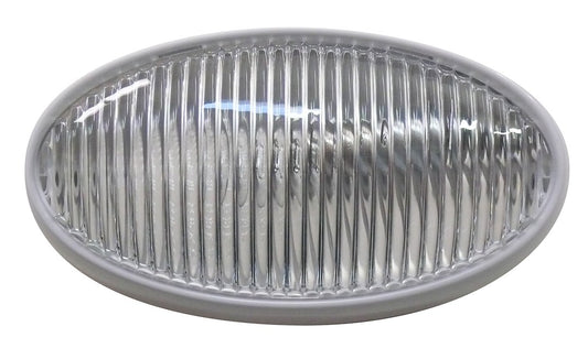 OVAL PORCHLIGHT WHT NS