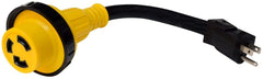 15AM-30AF 12' DETACH BLACK BULK