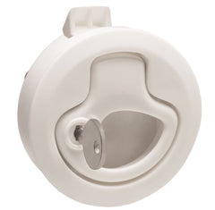 WHITE NYLON LOCKING SLAM LATCH