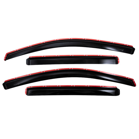 TFX INCHANNEL WNDW VENTS SMOKE 4PC