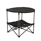 TWO-TIER FOLDING CAMPING TABLE