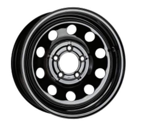 STEEL - 16X6 8X6.5 BLACK DUAL BOXED