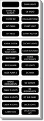 LABEL KIT DC PANEL EXTENDED
