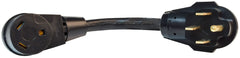 50AM-30AF 12' ADAPTER BLACK BULK