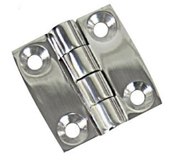 WHITE NYLON BUTT HINGE 1 1/2' X 1 3