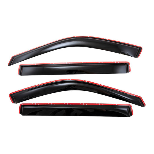 TFX INCHANNEL WNDW VENTS SMOKE 4PC