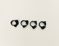100PK NYLON RATCHET CLAMPS 13/32'