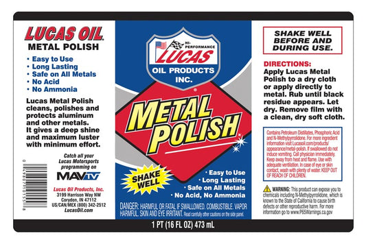 METAL POLISH/12X1/16 OUNC