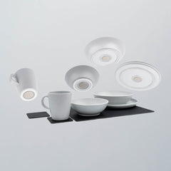 TABLEWARE SET DOLOMIT GREY + METAL-