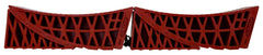 STAYPUT CURVED LEVELER RED 2PK