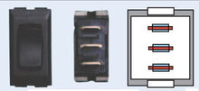 Load image into Gallery viewer, 12V MOMENTARY ON BLACK