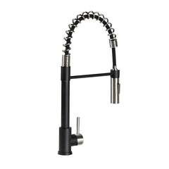 BLACK/SS PULL-DOWN FAUCET
