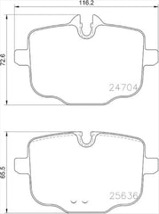 BRAKE PAD SET DISC BRAKE