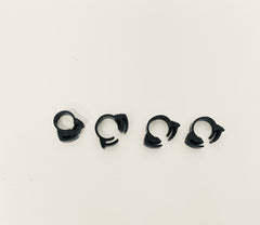 100PK NYLON RATCHET CLAMPS 11/32'