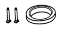 TH28971 CLOSET BOLT KIT WHITE