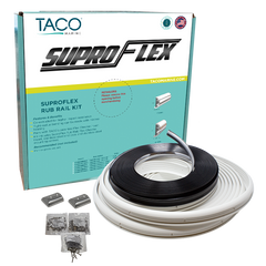SUPRO-FLEX RUB RAIL KIT WHITE W/FL