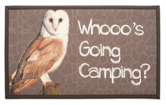 WHOOOS GOING CAMPING TEXTILENE MAT
