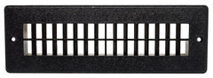 FLOOR GRILLE 2 1/4' BLACK