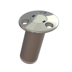 STAINLESS STEEL 15 DEG. TWIST LOCK