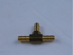 BRASS BARB/BARB/BARB 'T' 1/4'(6.5MM