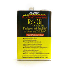TEAK OIL NATURAL 128 FL.OZ.