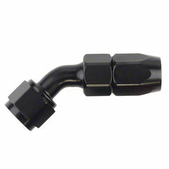-10AN X 45 BLK HOSE END